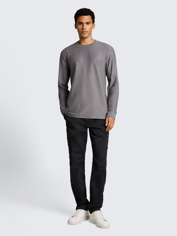 Regular Pantalon cargo TOM TAILOR DENIM en noir