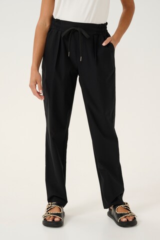 Regular Pantalon 'Tess' Cream en noir : devant