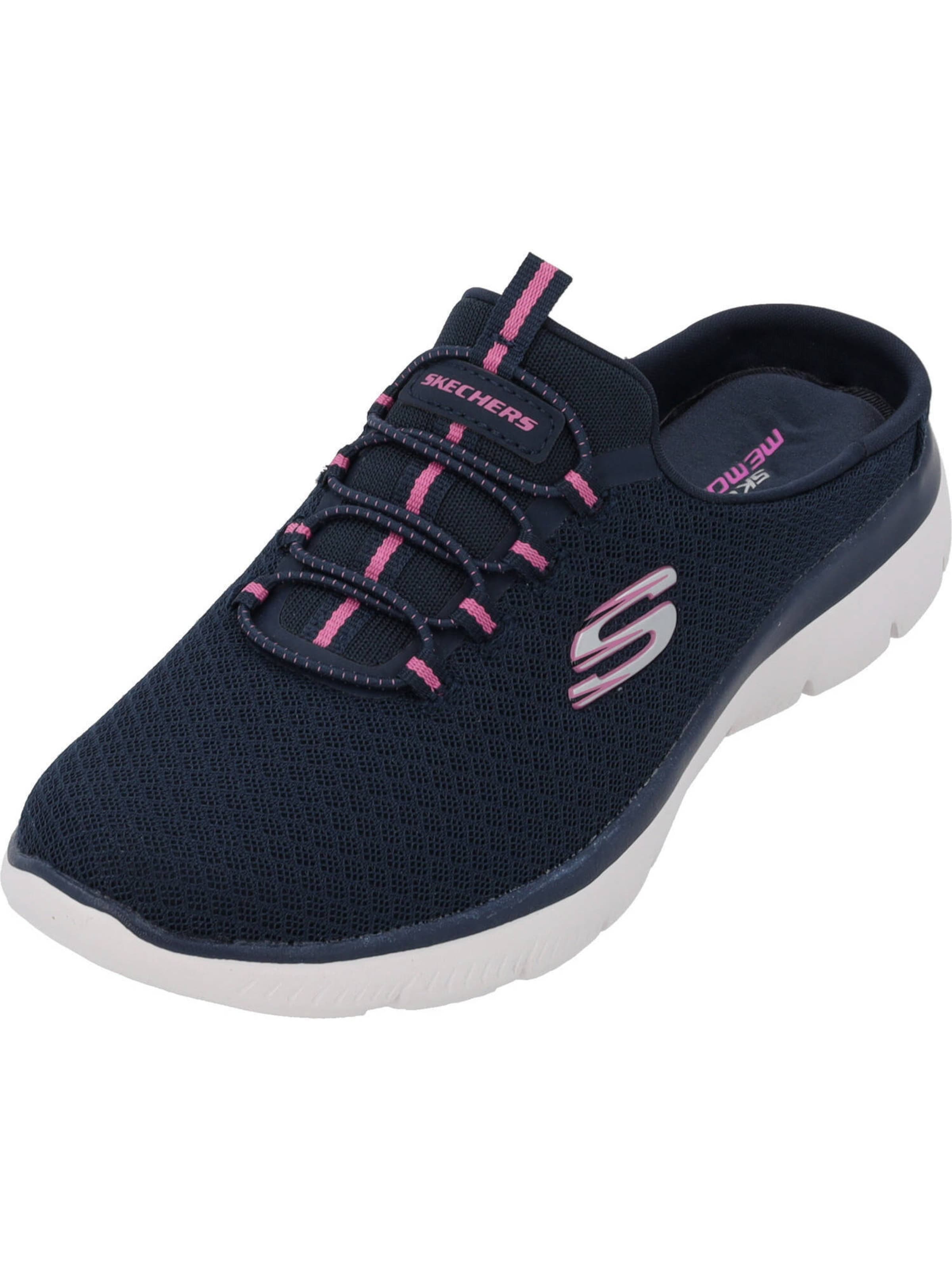 SKECHERS Muiltjes 'Summits Swift Step' in Blauw: voorkant