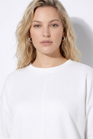 Ulla Popken Sweatshirt in White