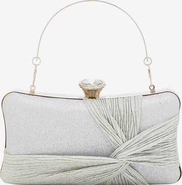 FELIPA Clutch in Silver: front