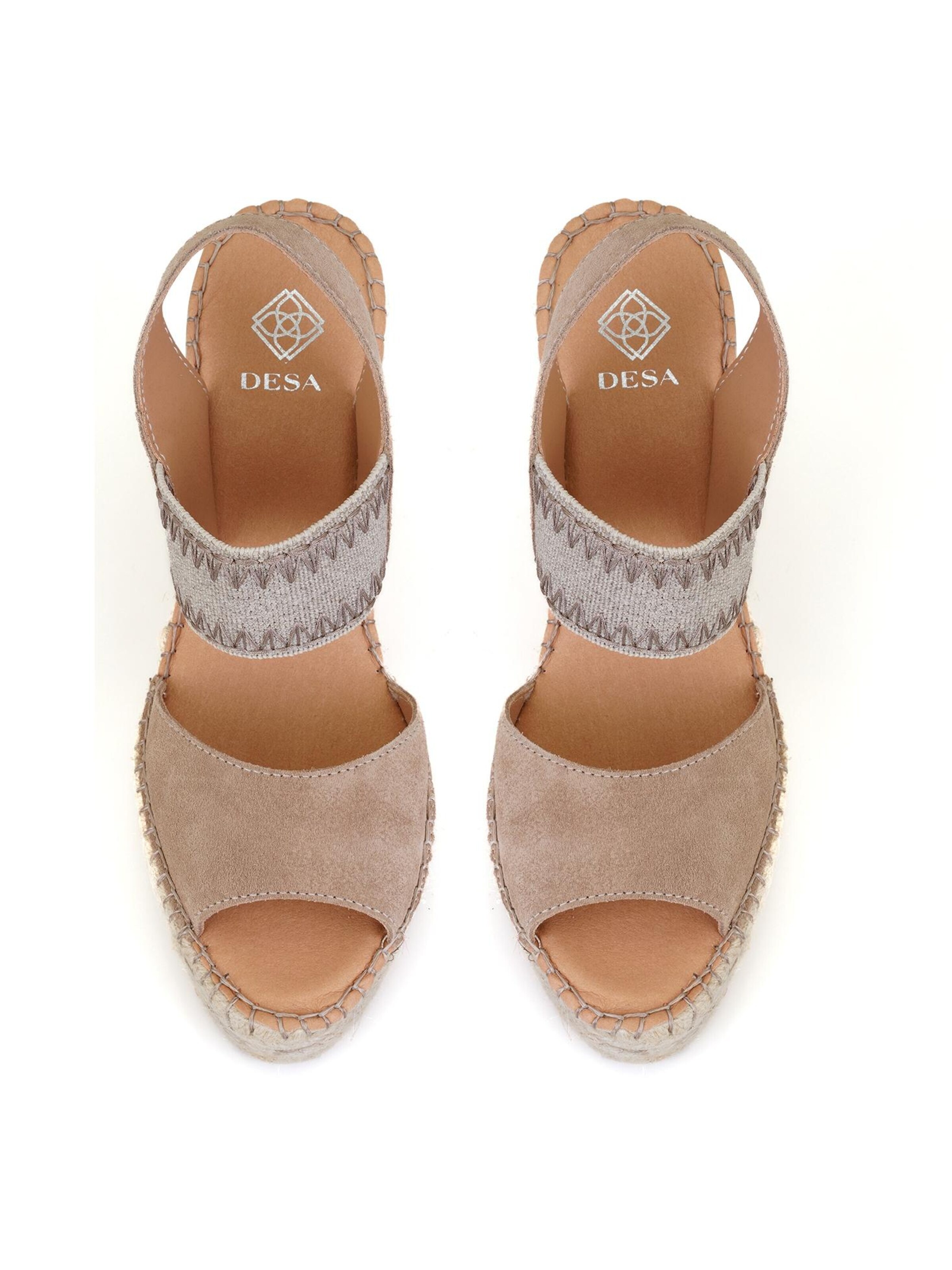 Desa Espadrilles 'Sadie' in Beige