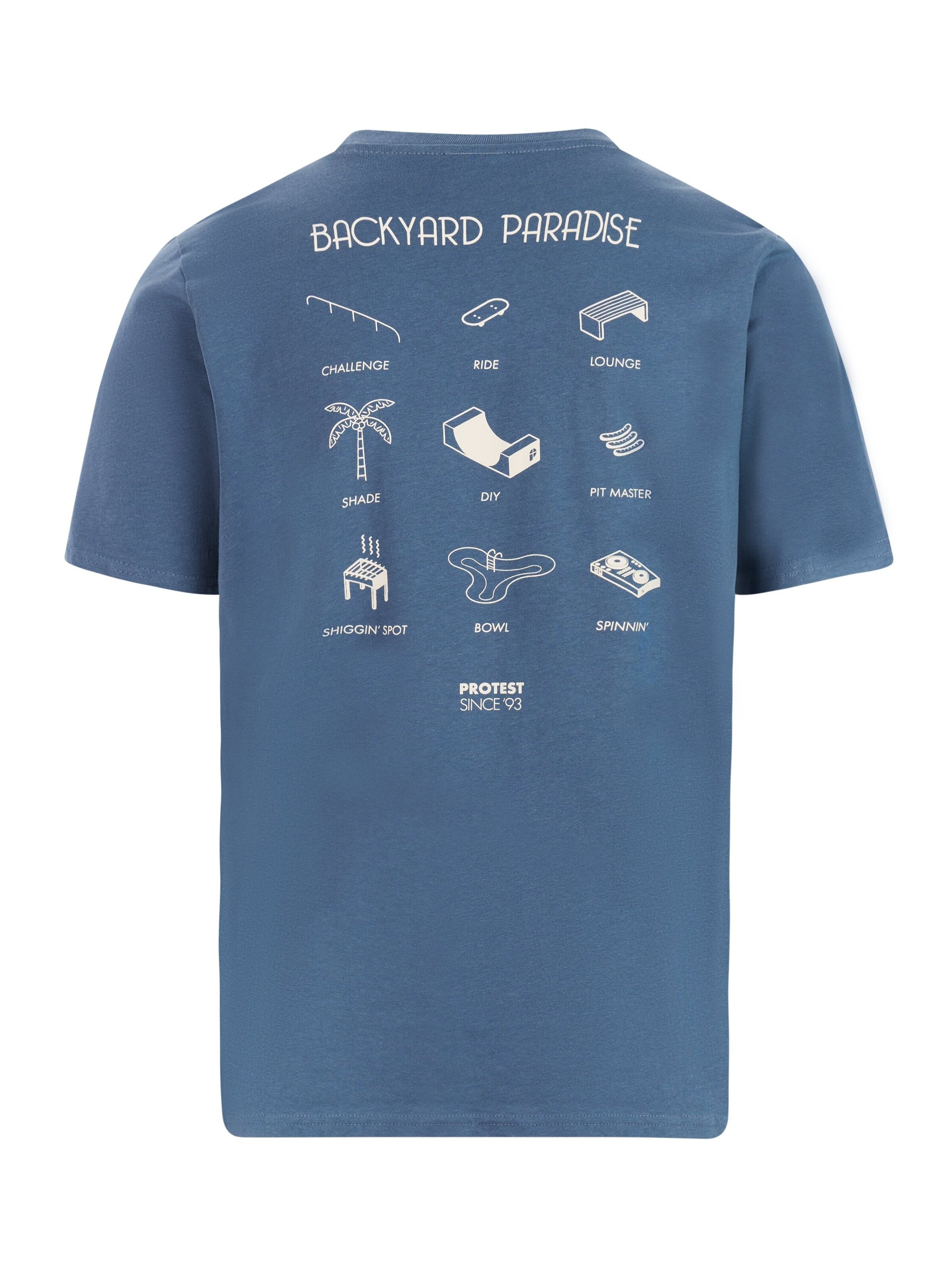 PROTEST Shirt 'PRTHepple' in Blauw