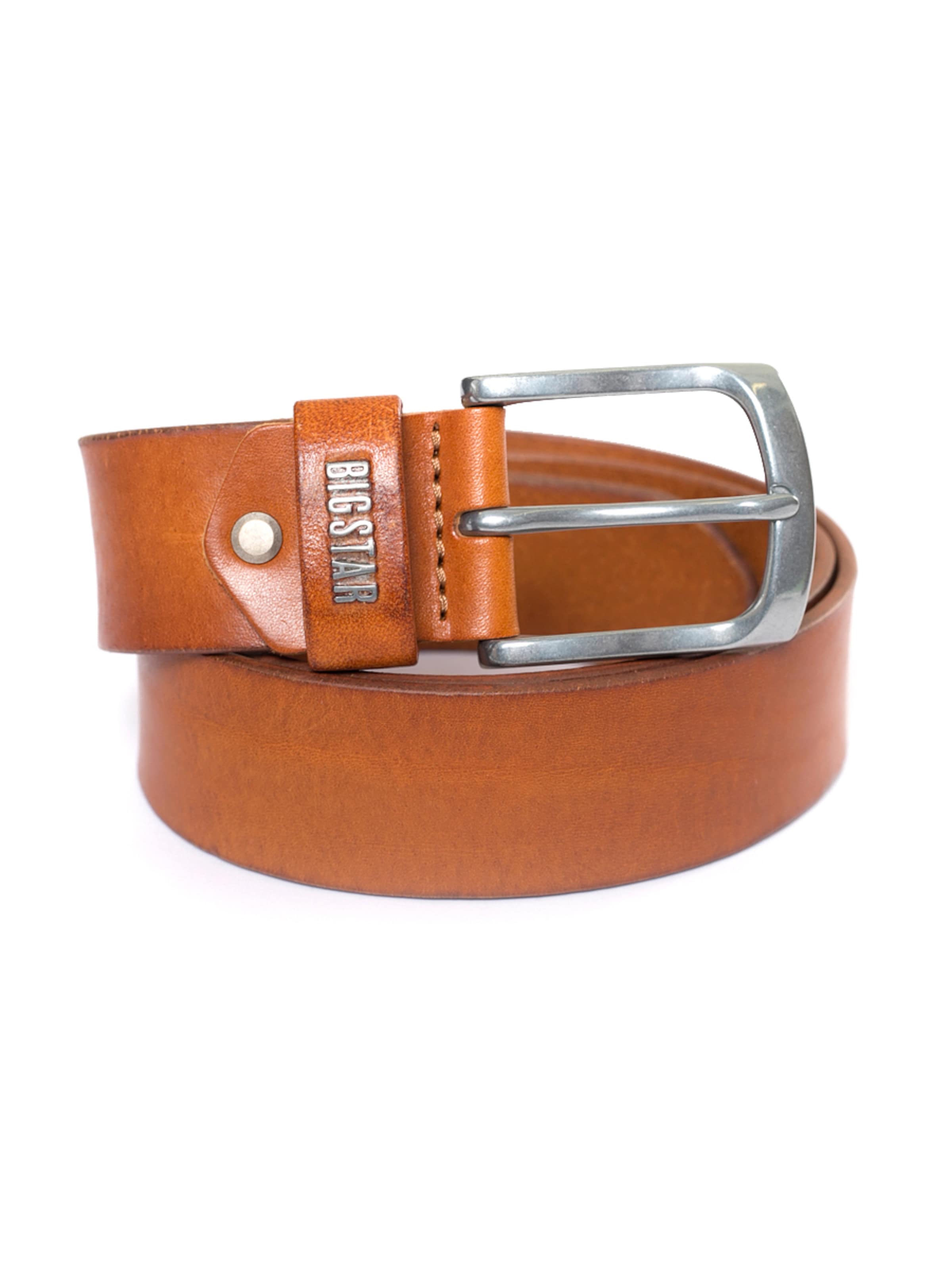 Ceinture BIG STAR en marron : devant