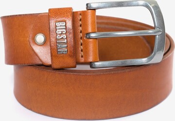 Ceinture BIG STAR en marron : devant