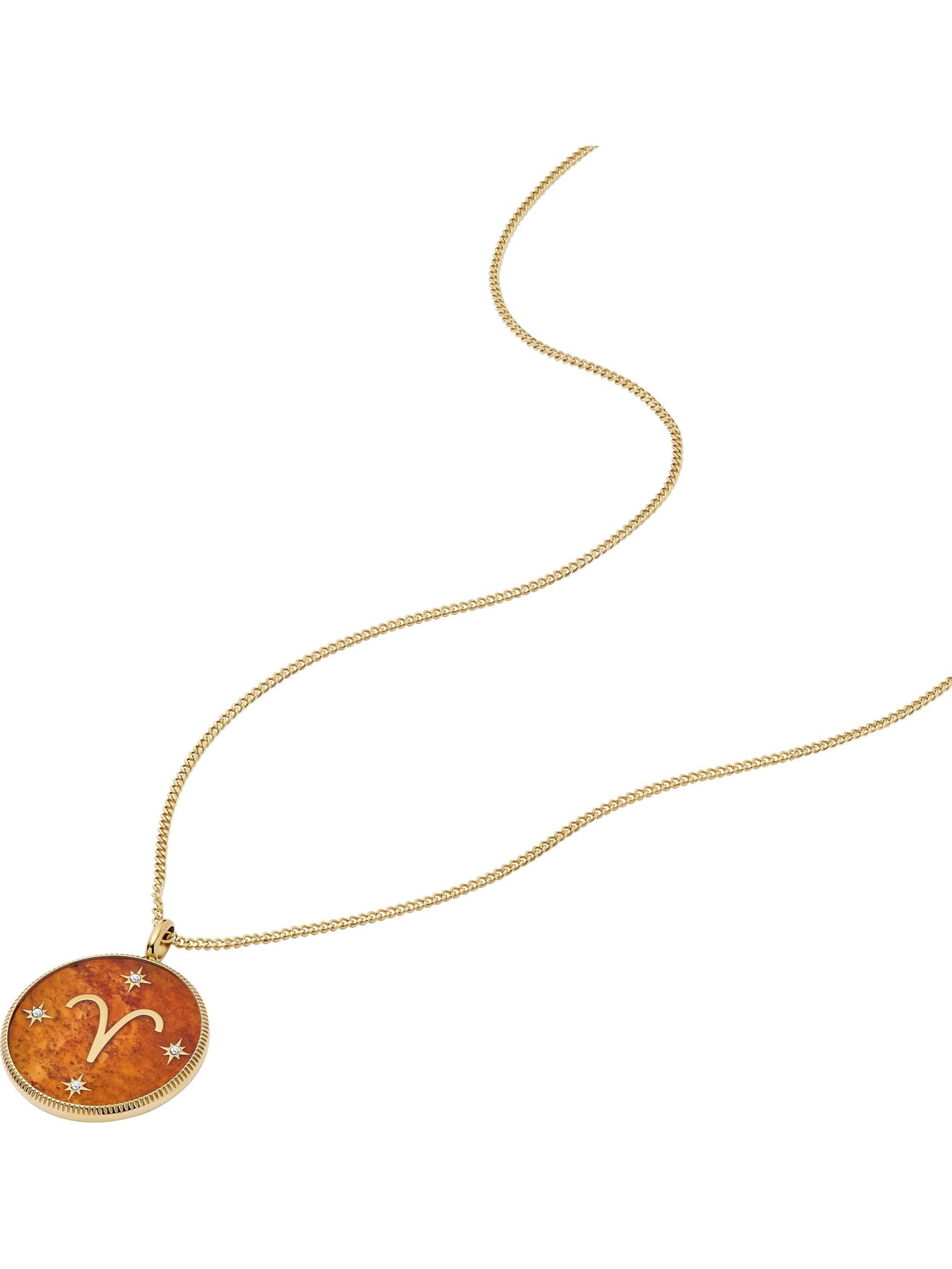 FOSSIL Kette in Orange