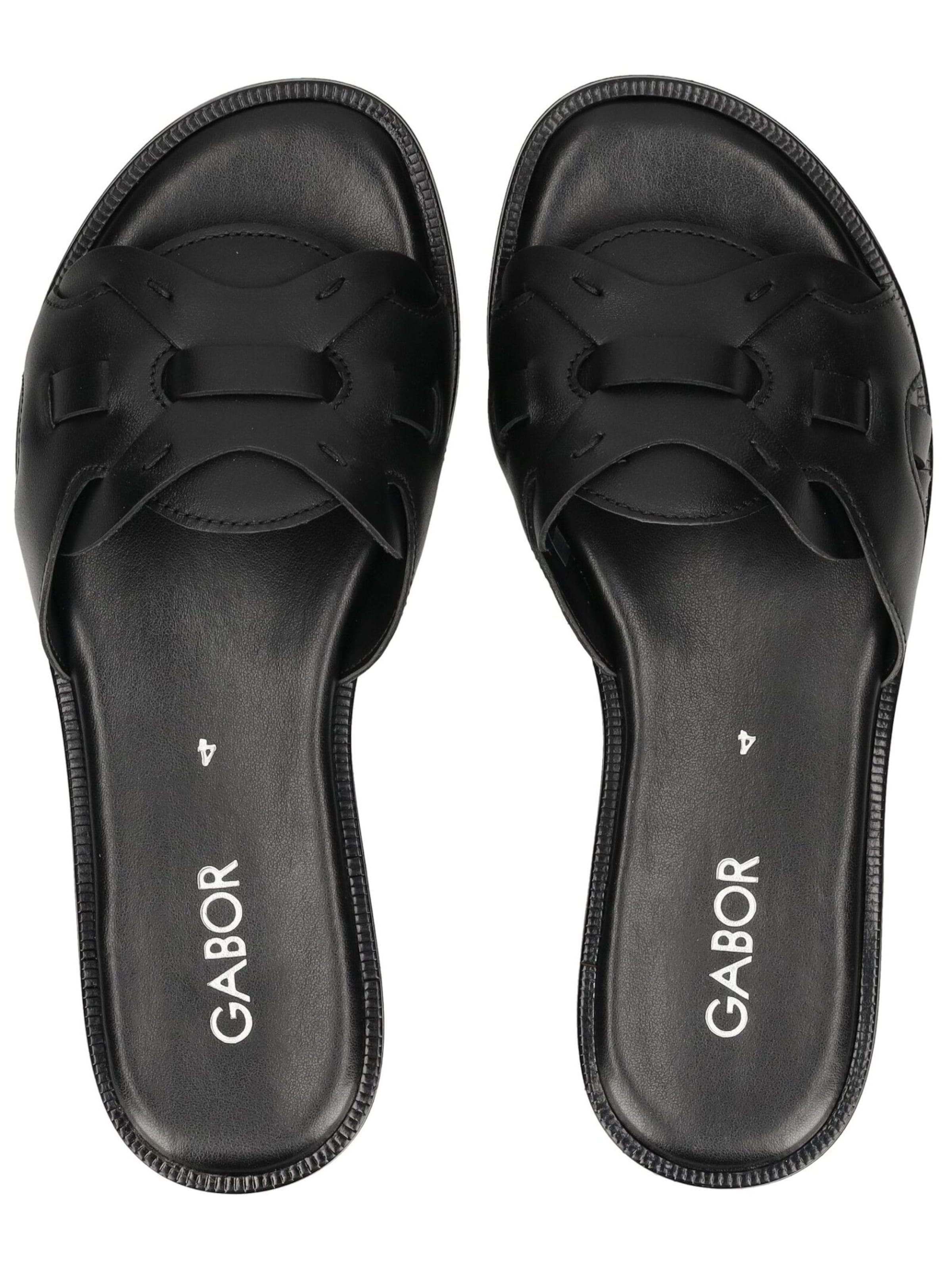 GABOR Pantolette in Schwarz