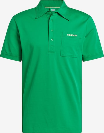 ADIDAS PERFORMANCE Performance shirt 'Originals Archive Pocket Polo' in Green: front