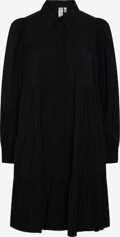 Y.A.S Shirt Dress 'PALA' in Black: front