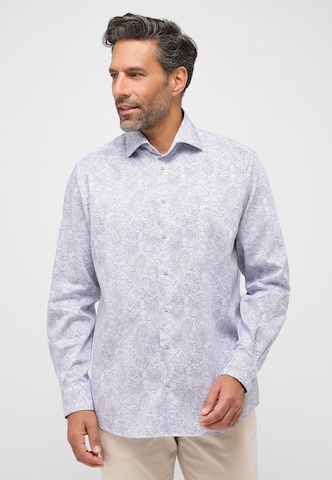 ETERNA Comfort fit Button Up Shirt in Blue: front