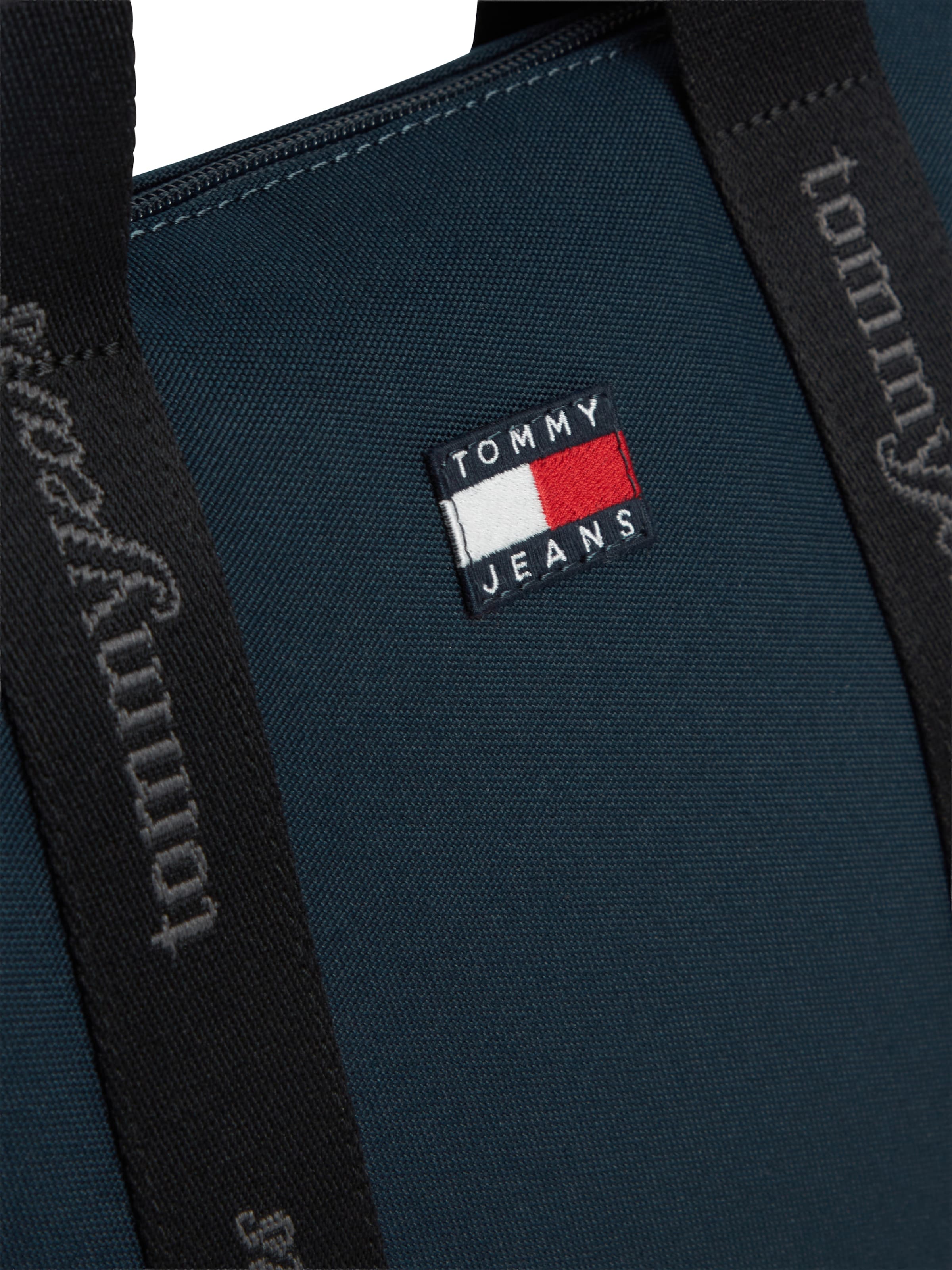 Tommy Jeans - Bolso de mano 'ESS' en azul: frente