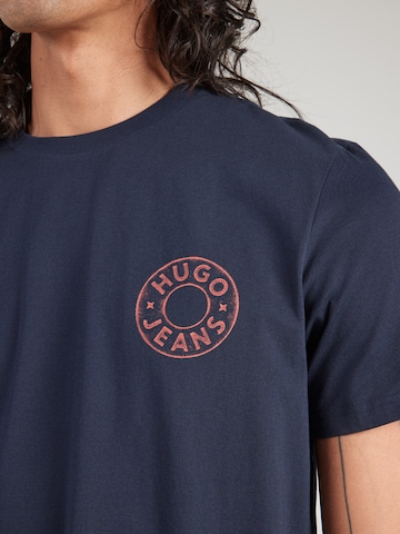 HUGO Shirt 'Nemodo' in Blauw