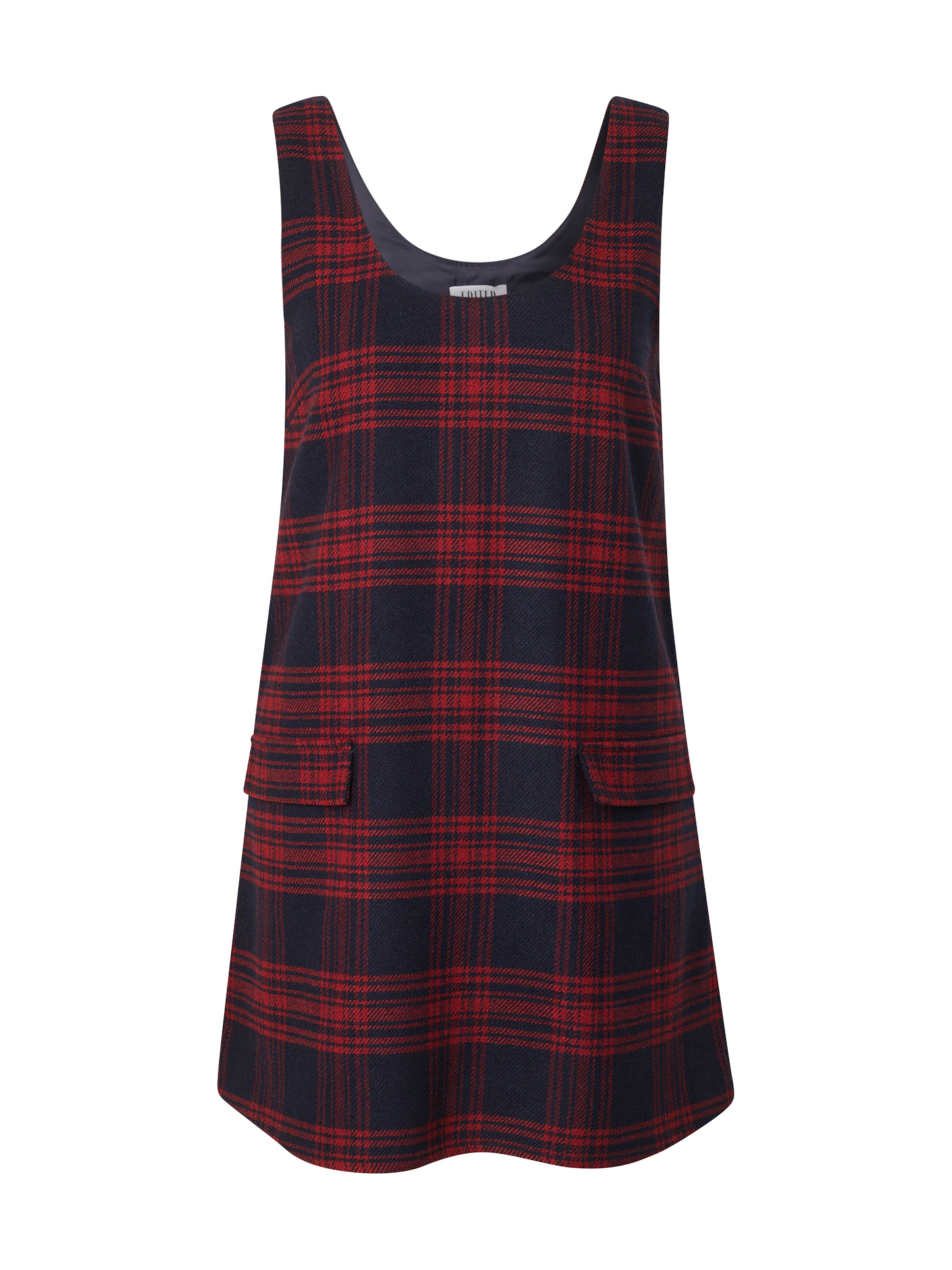 EDITED Dress 'Indra Wool' in Blue / Red, Item view