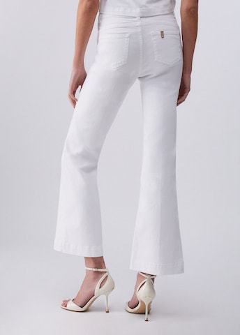 Liu Jo Flared Hose in Weiß
