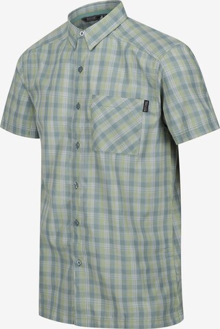 REGATTA Regular fit Athletic Button Up Shirt 'Kalambo VII' in Grey