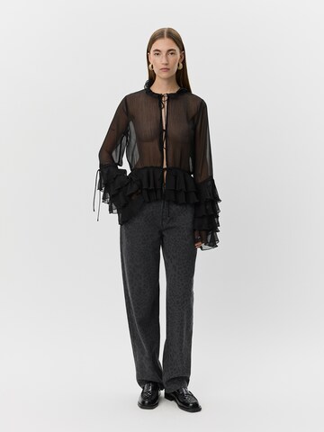 Camicia da donna 'Maci' di Sofie Schnoor in nero: frontale