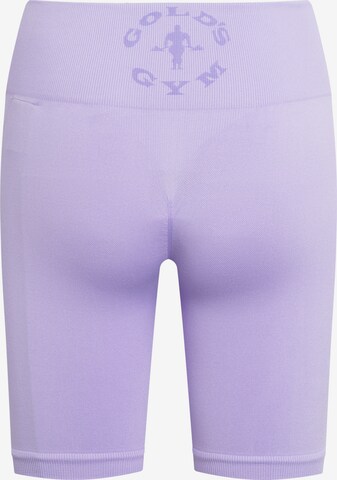 GOLD´S GYM APPAREL Skinny Workout Pants 'Michelle' in Purple