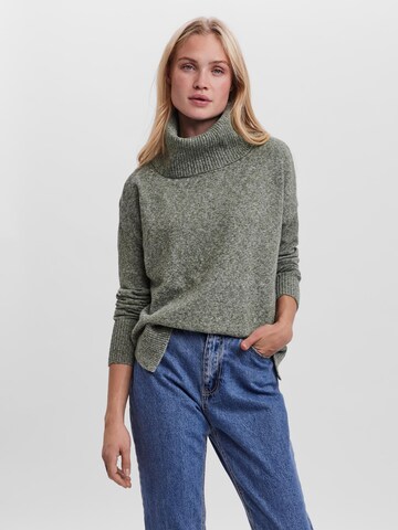 VERO MODA Pulover 'Doffy' | zelena barva: sprednja stran