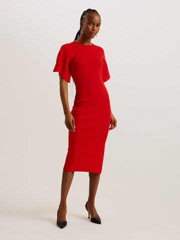 Ted Baker Jurk 'Raelea' in Rood: voorkant