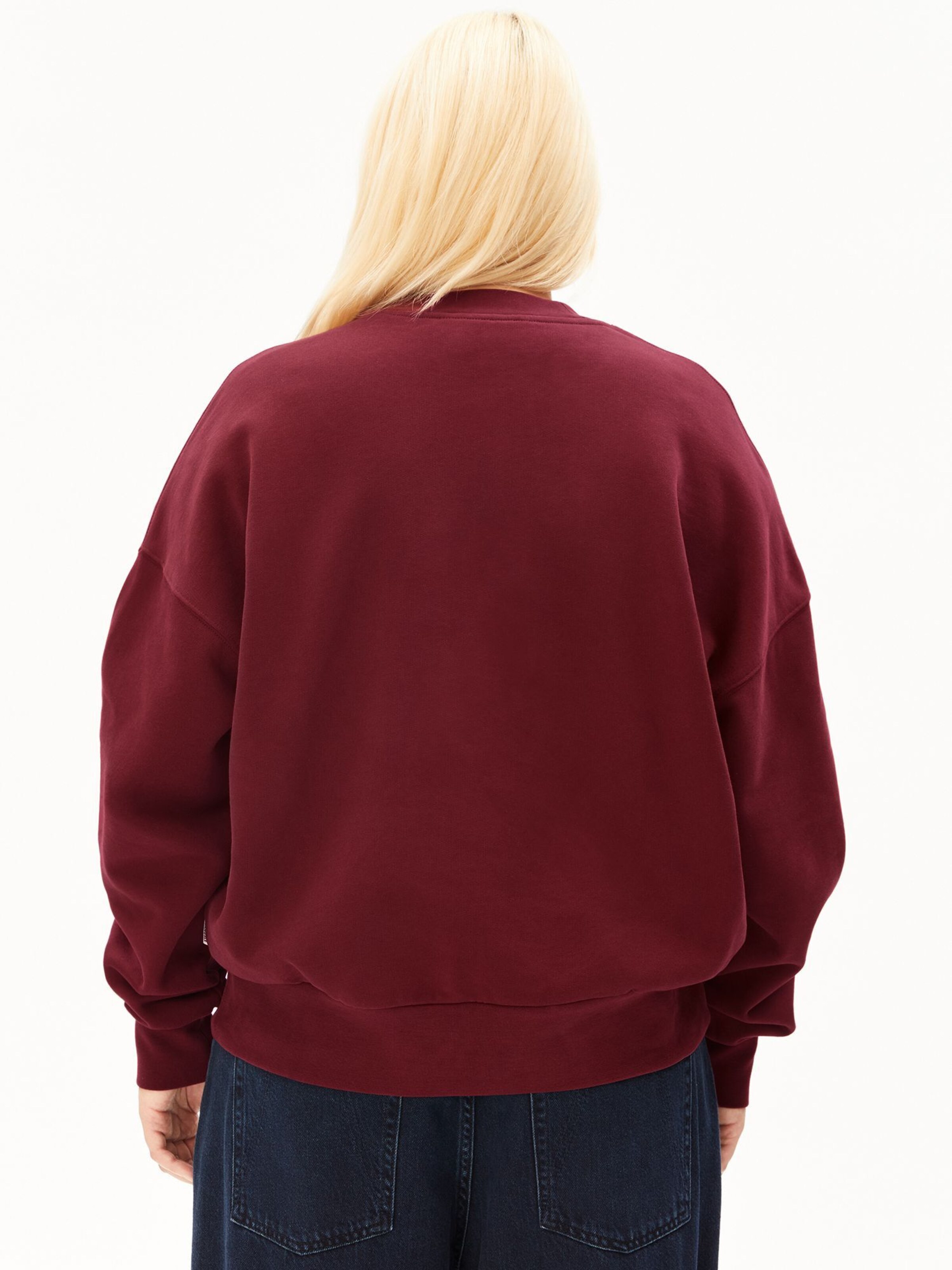 ARMEDANGELS Sweatshirt i rød