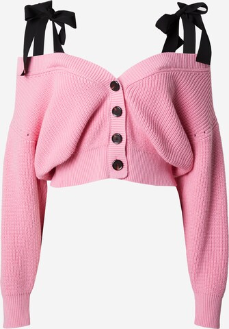 PINKO Knit Cardigan in Pink: front