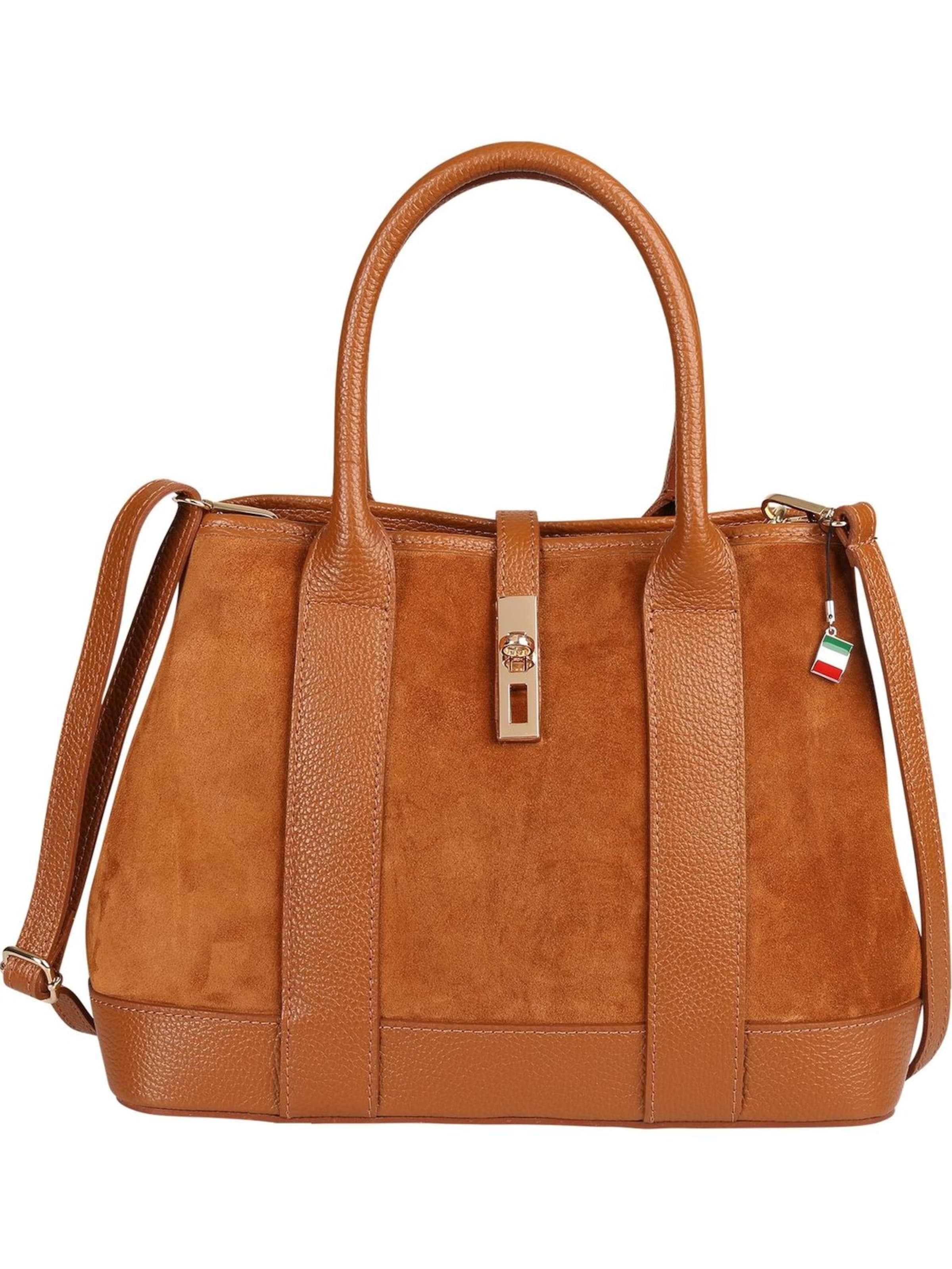 Sac bandoulière Florence en marron : devant