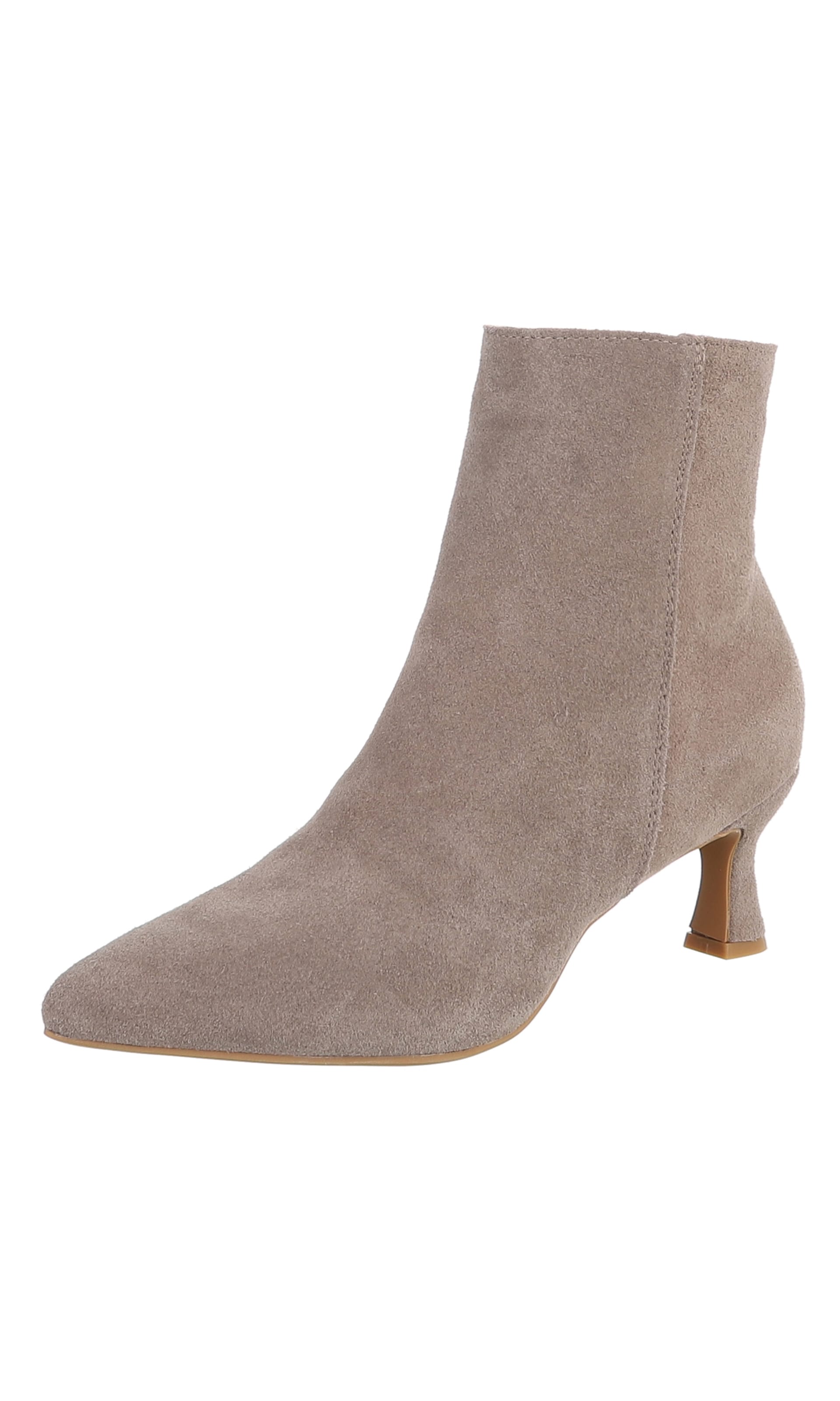 Ital-Design Stiefelette in Braun: Vorderseite