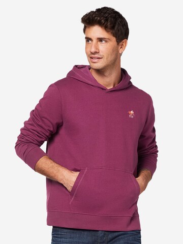 Polo Sylt Sweatshirt 'Basic' in Purple: front