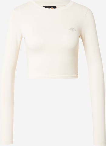 ELLESSE Shirt 'Ruggiero' in Wit: voorkant