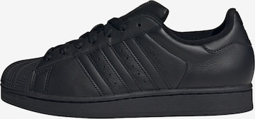 Baskets basses 'Superstar II' ADIDAS ORIGINALS en noir : devant