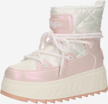 BUFFALO Talvisaappaat 'ELIZA' värissä valkoinen: etupuoli