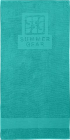 Serviette de plage 'Coast 100 X 200 cm' SummerGear en bleu : devant