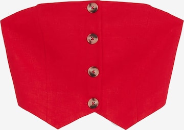 Bershka Top in Rood: voorkant