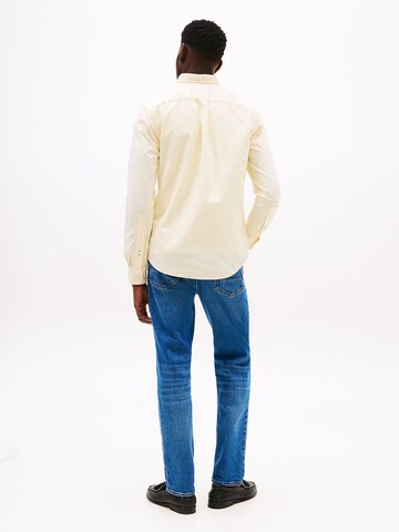 TOMMY HILFIGER Regular fit Overhemd 'Heritage' in Geel