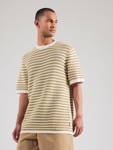 JACK & JONES Sweater 'JORALMERIA' in Beige: front