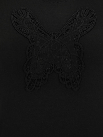 T-shirt 'FLY' Only Petite en noir