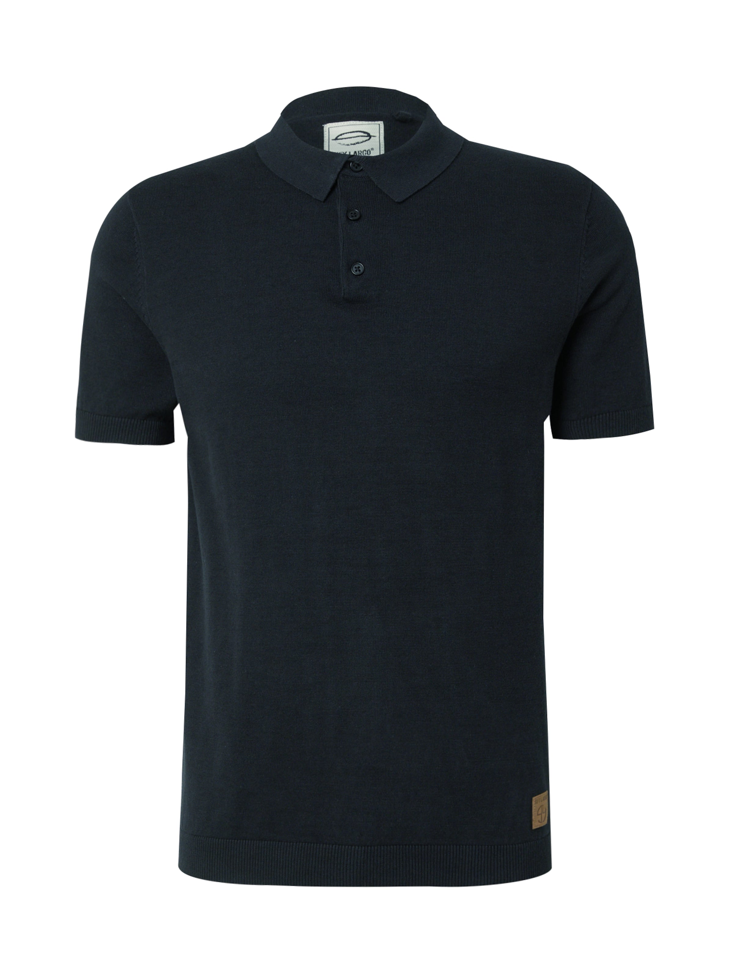 Key Largo - Camisa 'Siena' em preto: frente