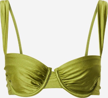 Hunkemöller Balconette Bikini felső - zöld: elől