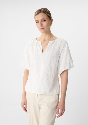 COMMA Blouse in White: front