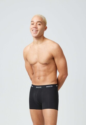 SNOCKS Boxershorts in Schwarz