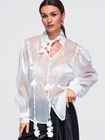 Camicia da donna di Ombre in bianco