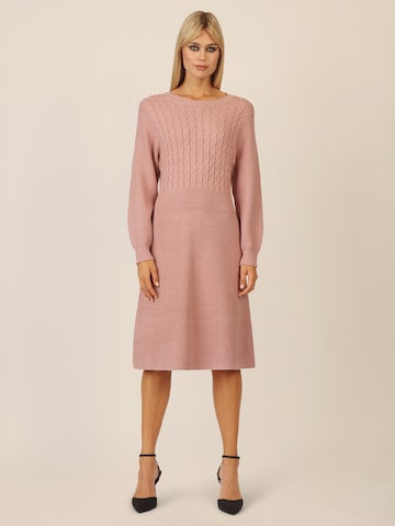 APART Knitted dress in Pink