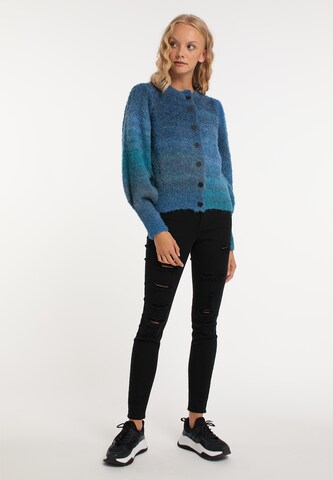 MYMO Knit Cardigan in Blue