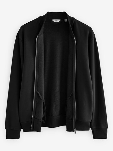 Next - Sudadera con cremallera en negro