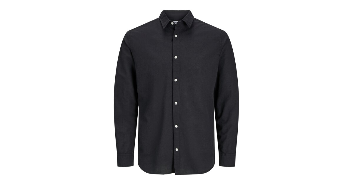 JJXX JXJAMIE BREEZE SUMMER LS WVN SN - Overhemdblouse - black/zwart JJXX JXJAMIE BREEZE SUMMER LS WVN SN - Overhemdblouse - black/zwart