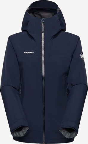 MAMMUT Outdoor Jacket in Blue: front