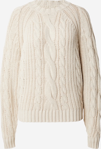 MUSTANG Sweater 'Camilla' in Beige: front