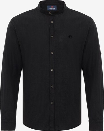CIPO & BAXX Button Up Shirt in Black: front