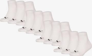 PUMA Socks in White: front