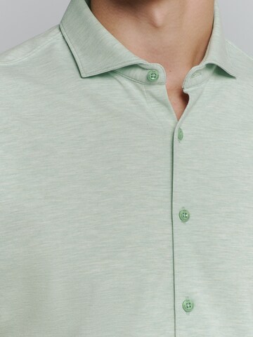 No Excess Regular fit Overhemd in Groen